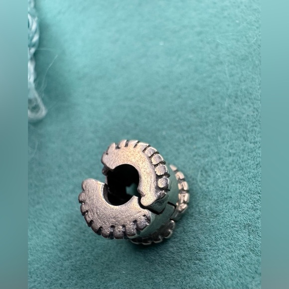 Authentic Pandora Beveled Clip Charm - Sterling Silver S925 Ale - Picture 4 of 14